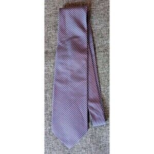 Tie 70s 80s 90s Y2K Mens Versa Silk Gray Blue White 4 Wide 59 Long